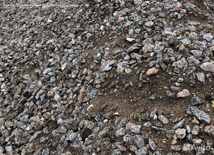 Щебень гранитный вторичный в Большое Шилово