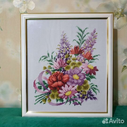 Картина вышитая крестом