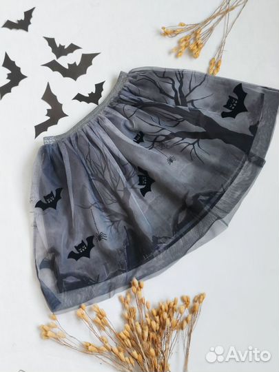 Юбка на хэллоуин hm для девочки 128 134