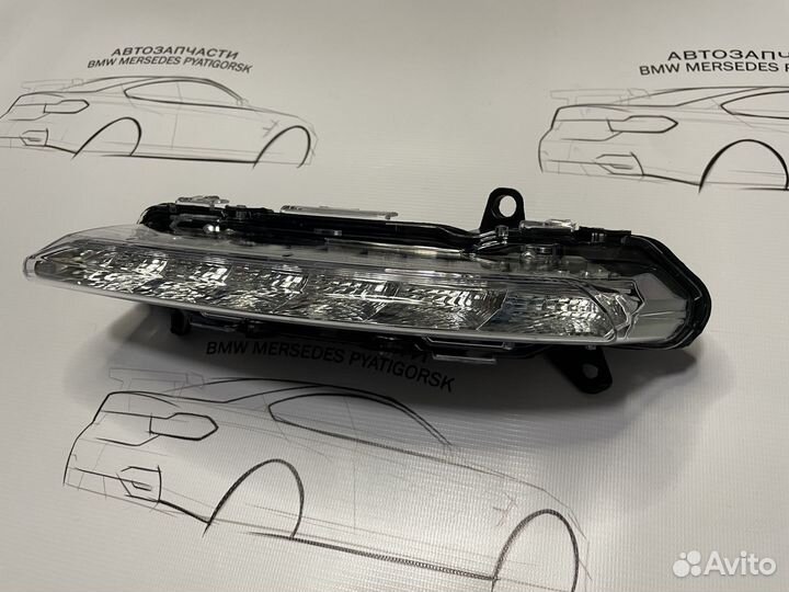 Левый дневной ходовой огонь Mercedes W221 новый