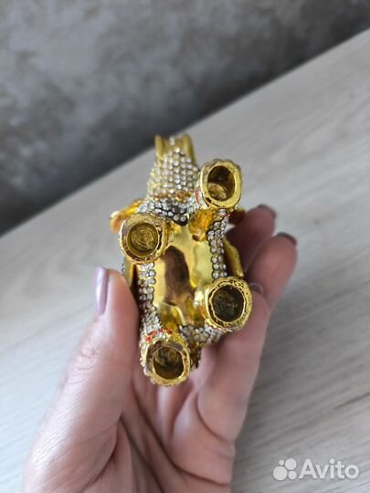 Сувениры из Тайланда. Шкатулка со стразами Слон