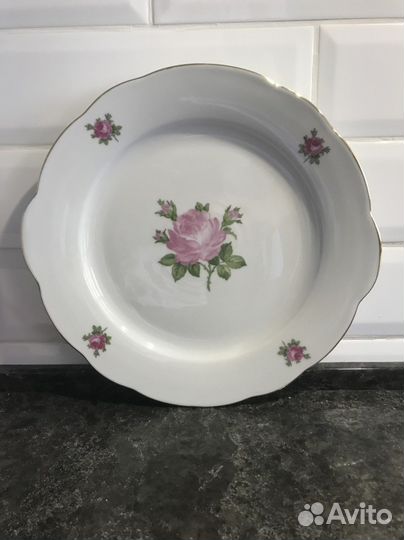 Большая тарелка блюдо гдр