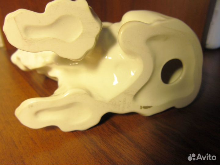 Статуэтка «Собачка спаниэль». Фарфор «лфз»