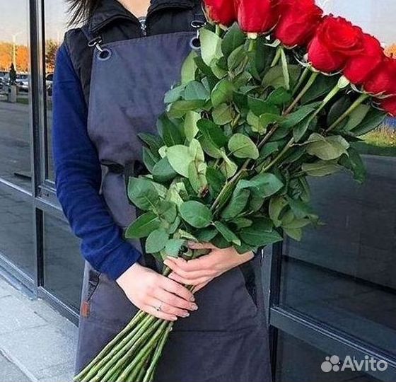 Высокие Розы Гиганты Доставка Круглосуточно