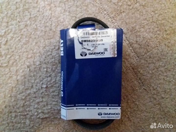 Продаю новый ремень приводной для Дэу Матиз