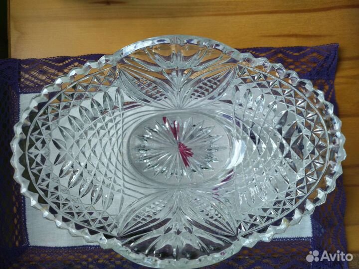 Хрустальная ладья или салатник