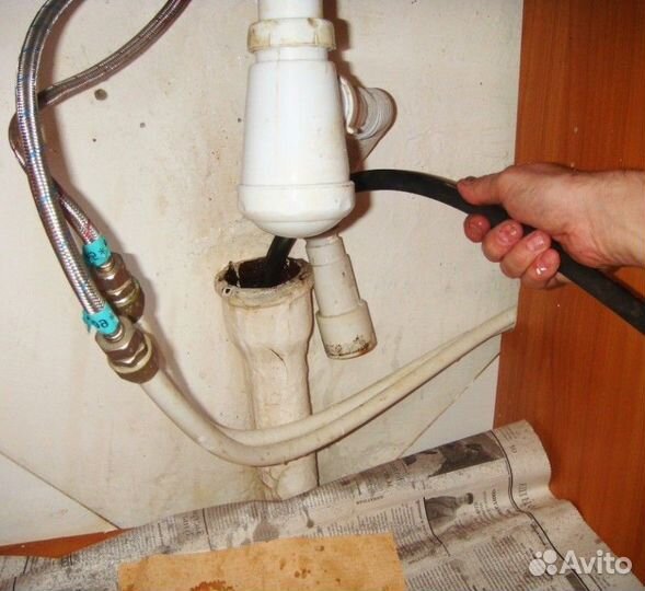 Сантехник,Устранение засора,Срочный выезд