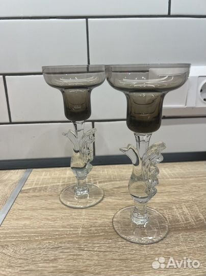 Винтажные подсвечники 1980-е