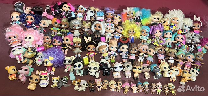 Лот кукол Lol 92шт