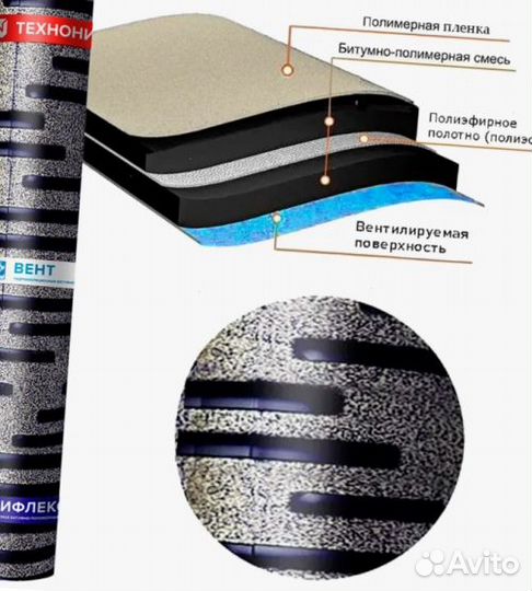 Наплавляемая Кровля Унифлекс Вент Эпв