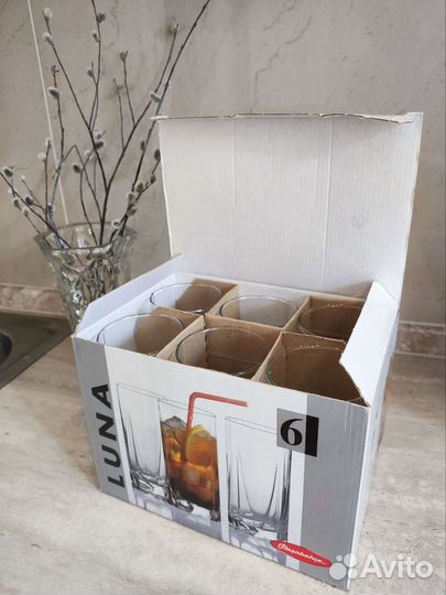 Стаканы pasabahce Luna, графин