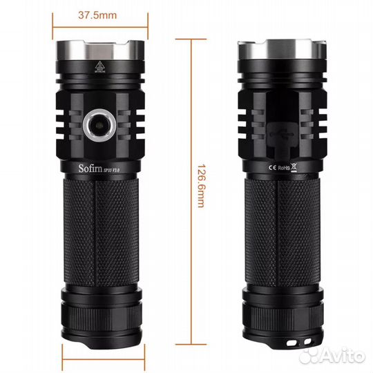 Фонарь Sofirn SP33 v3.0 3500lm новый