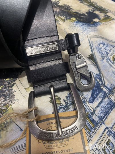 Кожаный мужской ремень Harley-Davidson