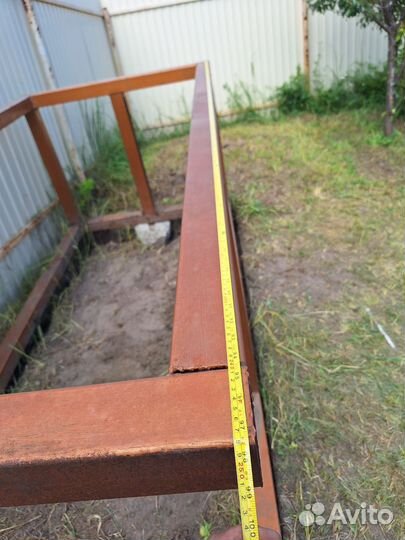 Опора из профильной трубы для еврокуба