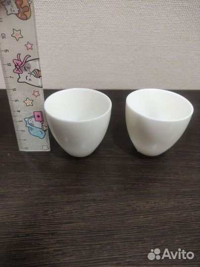 Пиалы рюмки белый фарфор китай