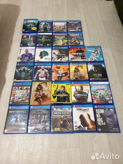 Диски игры для ps4