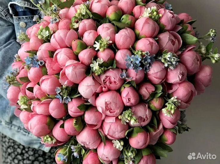 Букет пионов