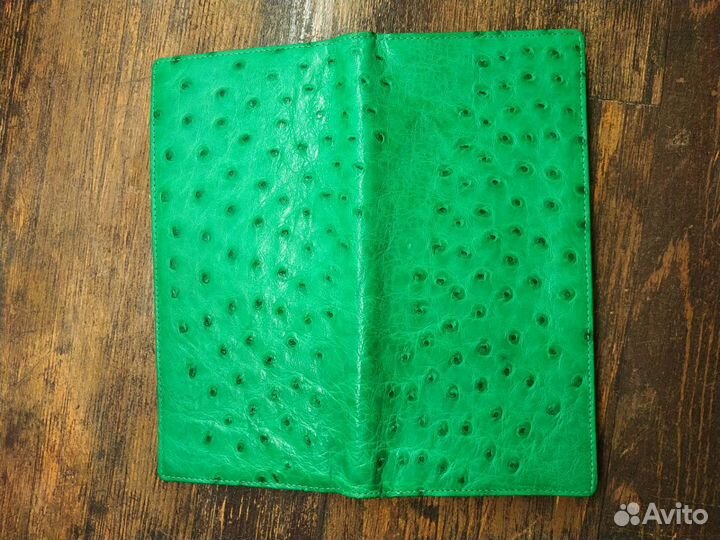 Кошелек из кожи страуса. Оригинал