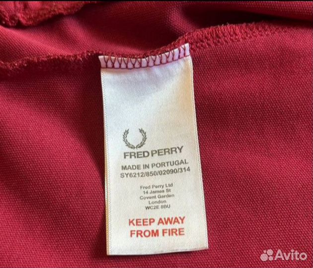 Fred perry олимпийка с лампасами