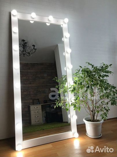 Гримерное зеркало 190*90 (макияжное с подсветкой)