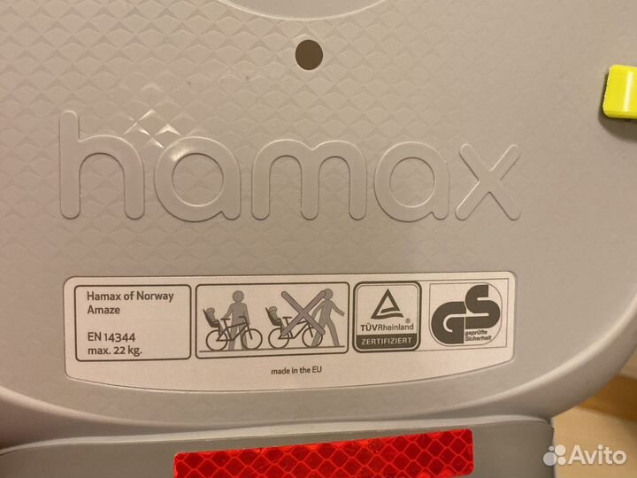 Детское велокресло hamax amaze