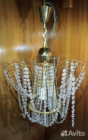 Люстра хрустальная Чехия 