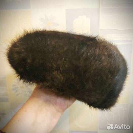 Женская меховая шляпа. Берет. 58р