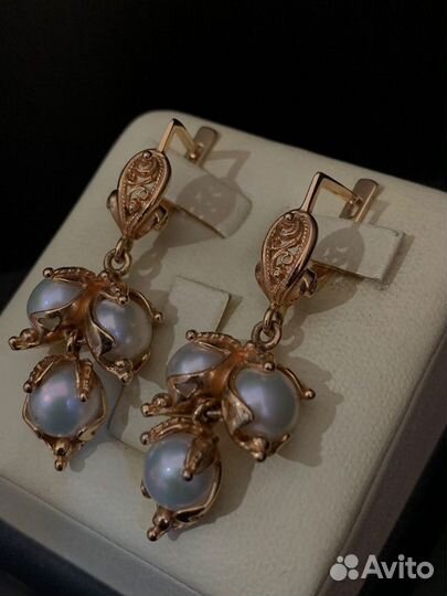 Серьги 585 пробы, р.0