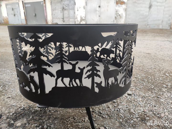 Костровая чаша, очаг, костровище