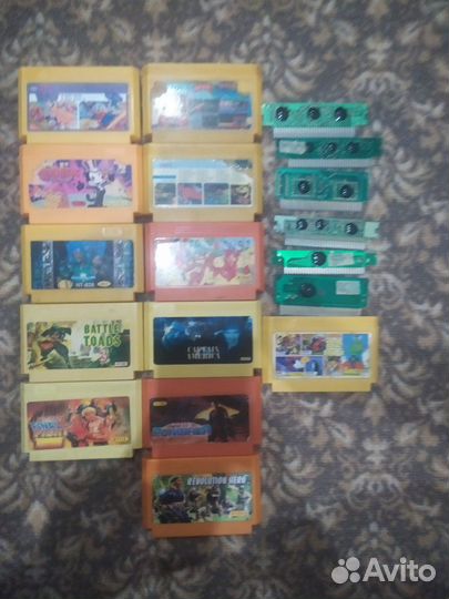 Картриджи и платы dendy