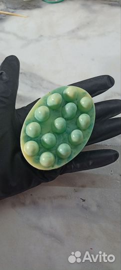 Массажное мыло-мочалка с люфой