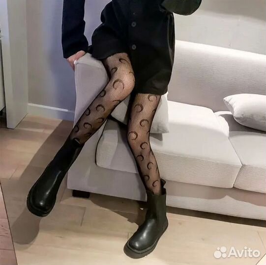 Колготки с рисунком ажурные lolita cotich аниме