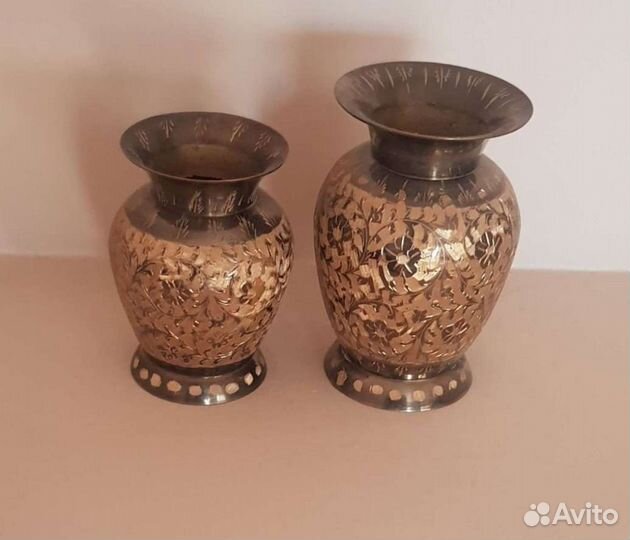 Вазы латунь из Индии