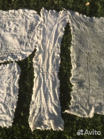 Пуховый платок паутинка