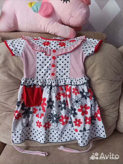 Вещи пакетом на девочку 104-110