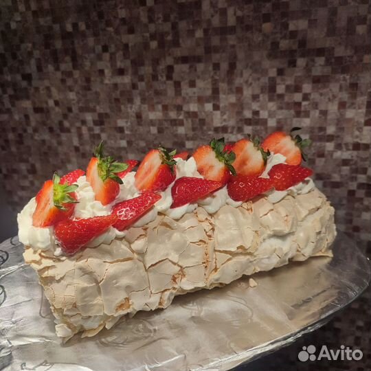 Меренговый рулет