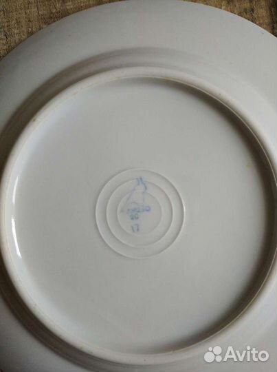 Фарфоровые тарелки СССР