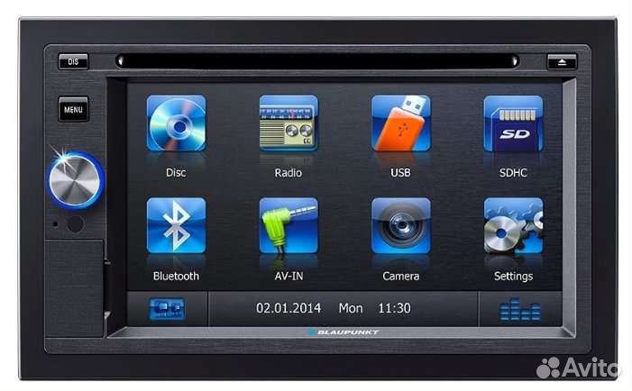 Blaupunkt San Diego 530 GPS 2din 6.2 дюймов сенсор