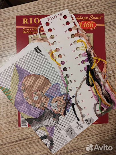 Схема для вышивания остатки от набора