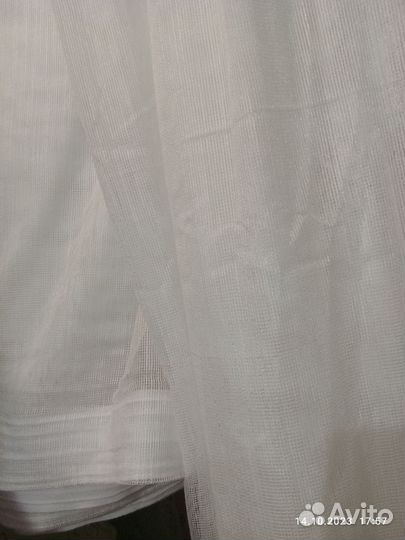 Туль белая новая