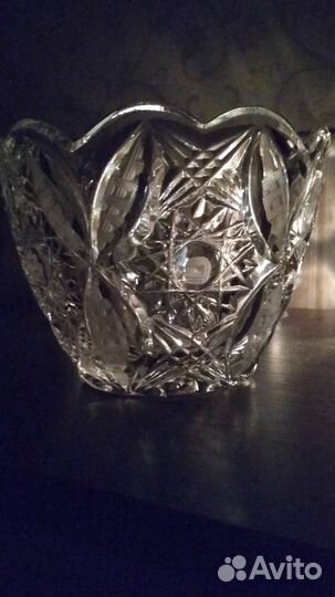 Салатник хрустальный СССР
