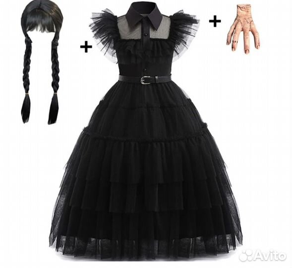 Костюм Уэнсдей Аддамс