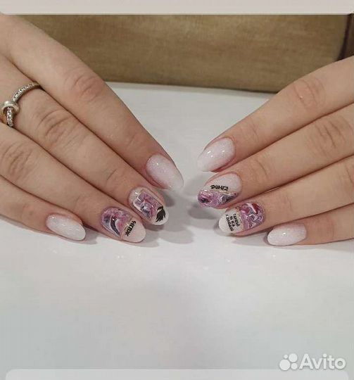 Наращивание, укрепление ногтей