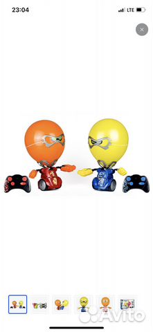 Роботы ycoo с шариками