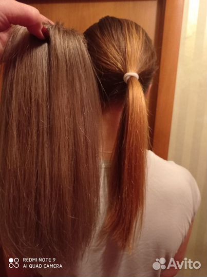 Наращивание волос, теменные накладки