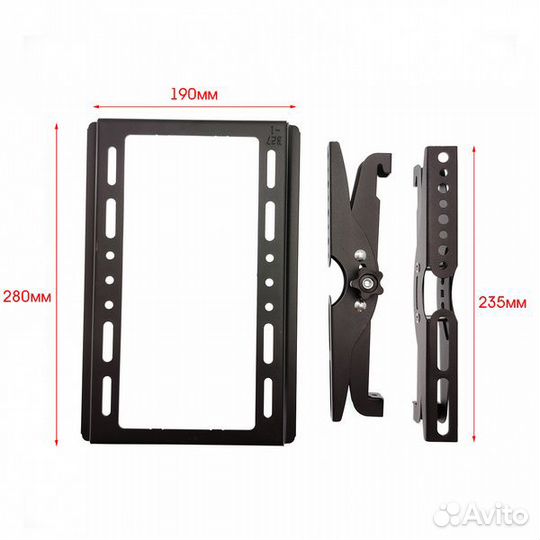 Кронштейн наклонный для тв (14-42
