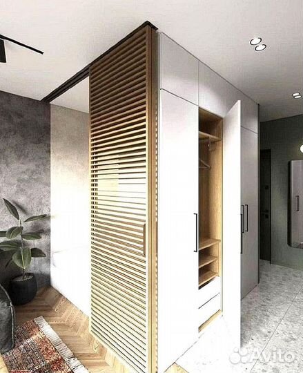 Раздвижная реечная дверь