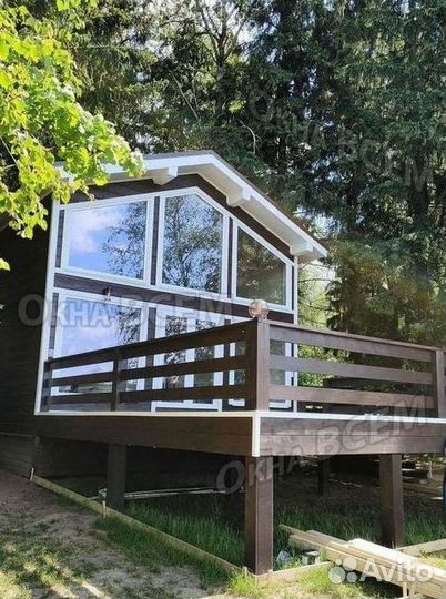 Остекление окон и балконов пвх