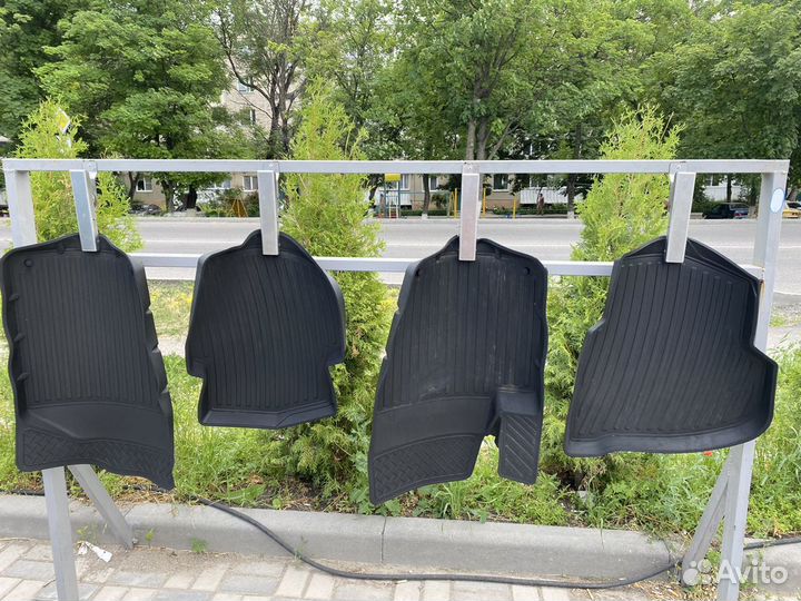 Резиновые коврики на volkswagen polo