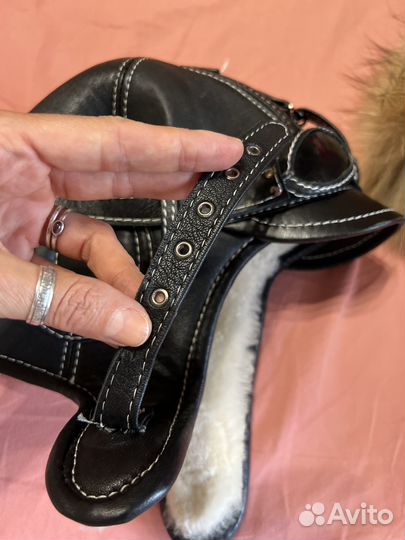 Меховая детская шапка. Мутон